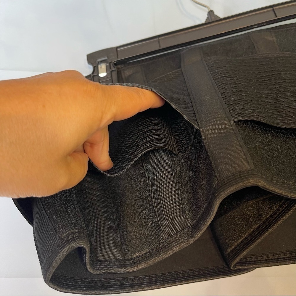 Mid-rage waist support belt Color Black TW-JEiephau Size L 41.34-43.31" - Picture 4 of 9